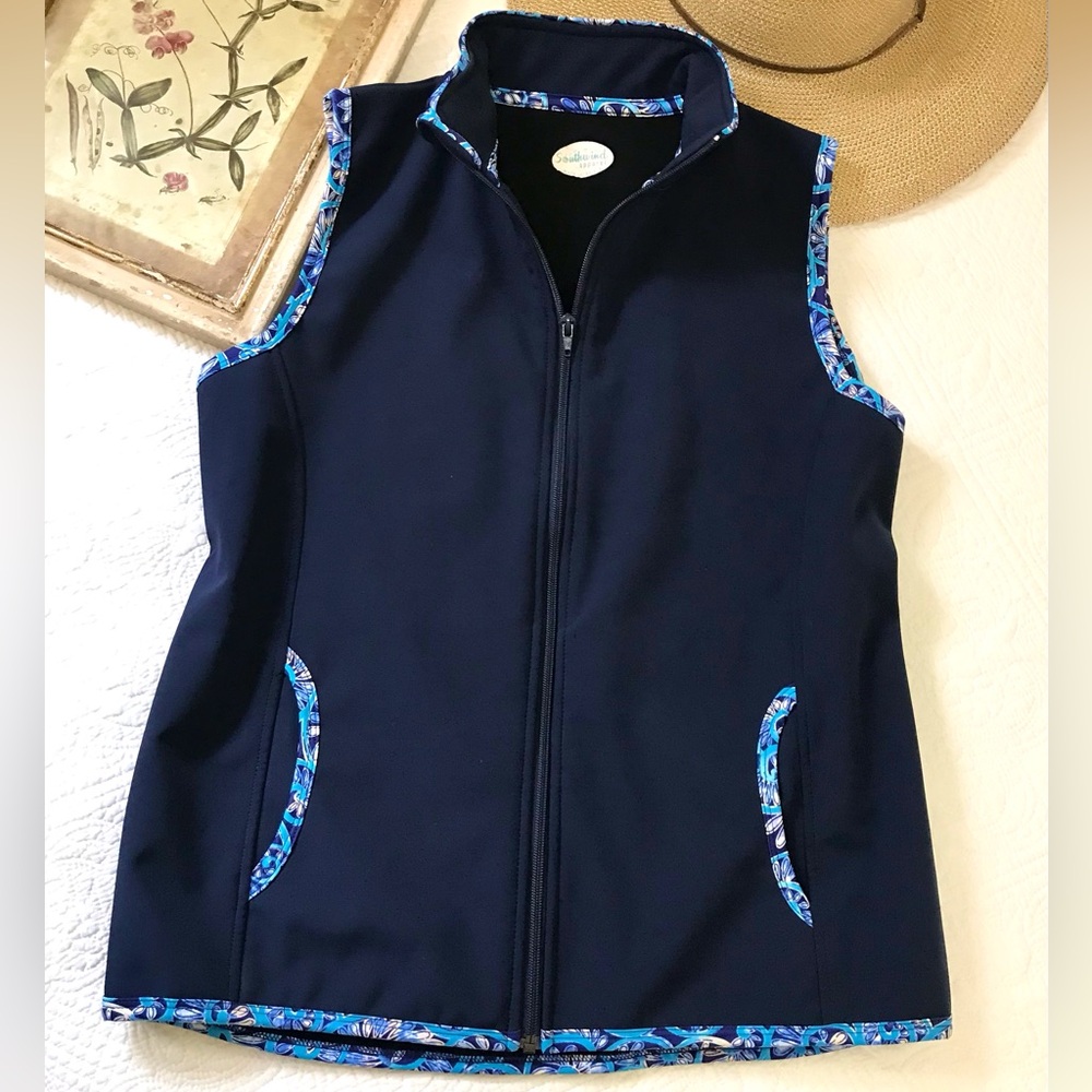 Southwind Apparel Navy Vest View 2